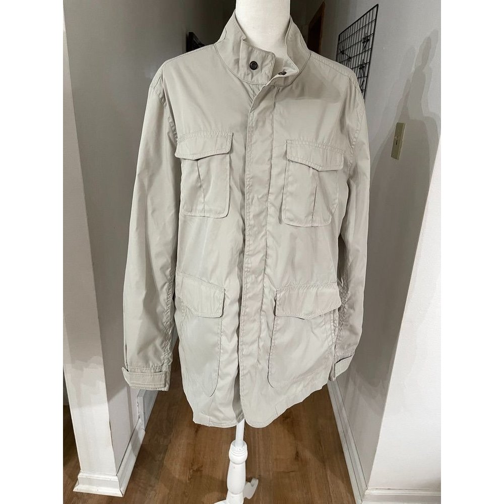 EUC Tasso Elba Mens Multi-Pocket Windbreaker Jacket - Picture 1 of 9